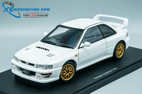 XE MÔ HÌNH SUBARU IMPREZA 22B-STi VERSION 1:18 AUTOART (TRẮNG)