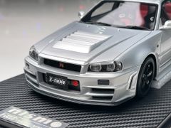 Xe Mô Hình Nissan Skyline R34 Z-Tune 1:18 One Model ( Bạc )