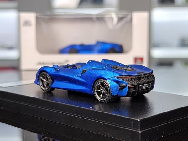 Xe Mô Hình McLaren ELVA 1:64 LCD ( Xanh Nhám )