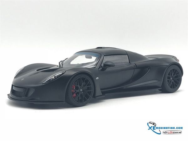 1/18 HENNESSEY VENOM GT SPYDER (MATT CARBON BLACK)