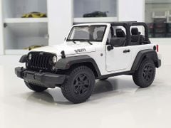 XE MÔ HÌNH JEEP WRANGLER CONVERTIBLE 2014 1:18 MAISTO (TRẮNG)