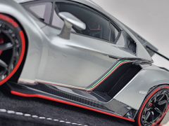 Xe Mô Hình Supercar Veneno Series 1:18 HH Model ( Gun Metal Grey )