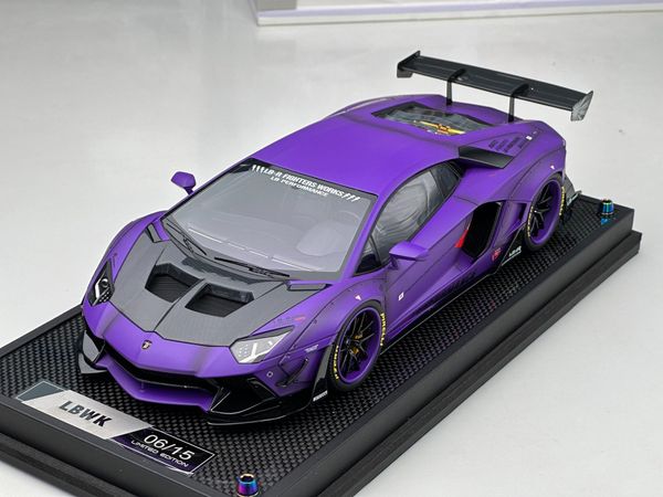 Xe Mô Hình Lamborghi Aventador LBWK 1:18 Timothy & Pierre ( Purple )