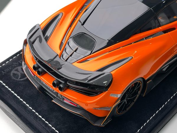 Xe Mô Hình McLaren 720S 1:18 Mansory limited 99psc ( Orange ) ( 91 )