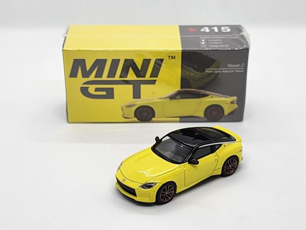 Xe Mô Hình Nissan Z Proto Spec 2023 Ikazuchi Yellow LHD 1:64 Minigt ( Vàng )