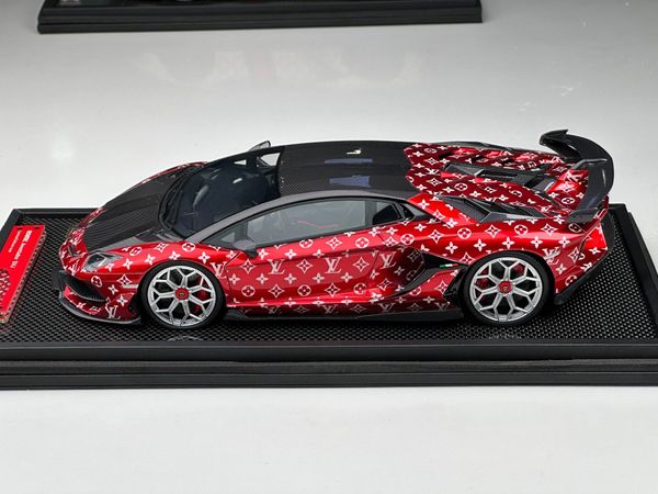 Xe Mô Hình Lamborghini SVJ 1/18 IVY ( Supreme )