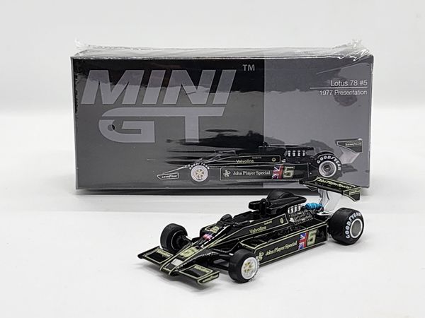 Xe Mô Hình Lotus 78 #5 1977 Presentation 1:64 Minigt ( Đen )