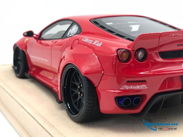 Xe Mô Hình Ferrari F430 Liberty Walks 1:18 LB ( Đỏ )