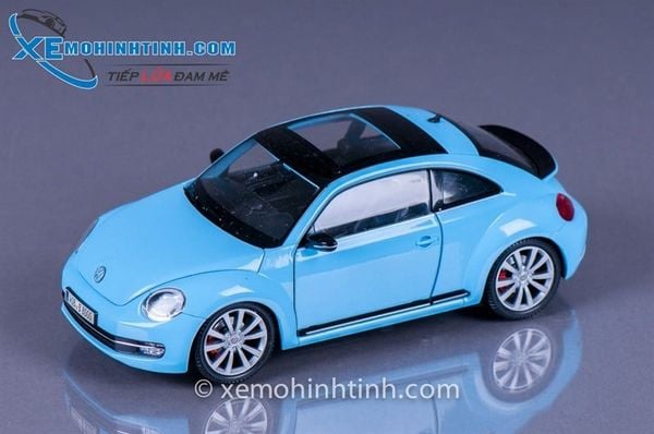 XE MÔ HÌNH VOLKSWAGEN BEETLE 2013 1:24 WELLY (XANH)