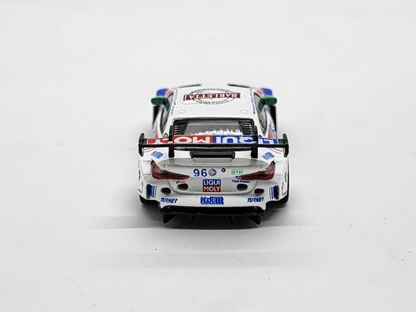 Xe Mô Hình BMW M4 GT3 #96 Turner Mtotosports 2022 IMSA Daytona 24 Hrs 1:64 Minigt ( Trắng )