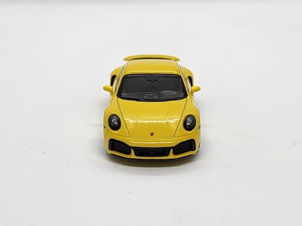 Xe Mô Hình Porsche 911 Turbo S Racing Yellow LHD 1:64 Minigt ( Vàng )