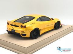 Xe Mô Hình Ferrari F430 Liberty Walks 1:18 LB ( Vàng Nhũ )