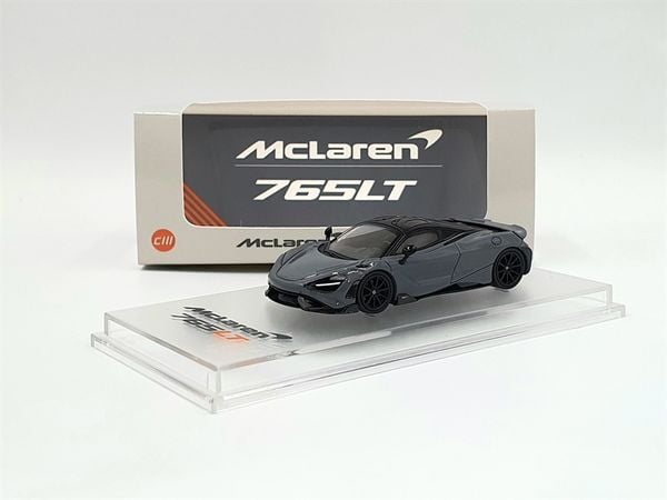 Xe Mô Hình Mclaren 765LT 1:64 CM Model ( Xám Xi Măng )