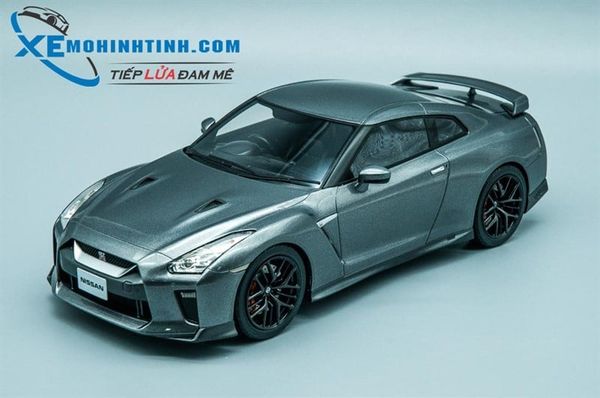 XE MÔ HÌNH NISSAN GT-R35 2017 1:18 TARMAC WORKS(XÁM)