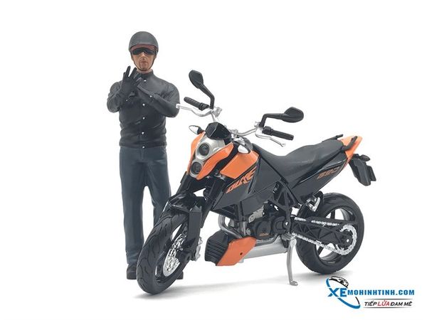 XE MÔ HÌNH KTM 690 DUKE 1:12 MAISTO (CAM)