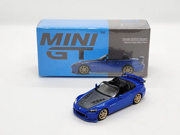 Xe Mô Hình Honda S2000 (AP2) Mugen Monte Carlo Blue Pearl LHD 1:64 Minigt ( Xanh Dương )