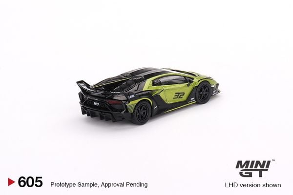 Xe Mô Hình Lamborghini LB-Silhouette WORKS Aventador GT EVO Lime LHD / USA Blister Packaging