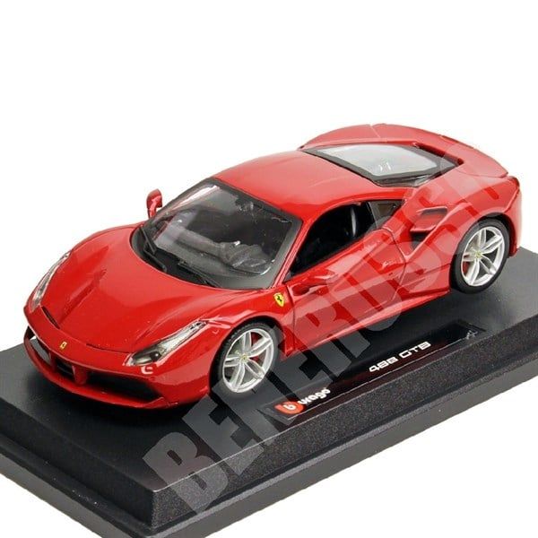 XE MÔ HÌNH FERRARI 488 GTB 1:32 BBURAGO (ĐỎ)