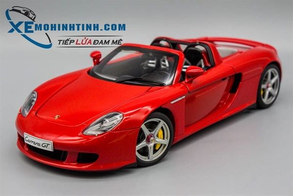 XE MÔ HÌNH PORSCHE CARRERA GT 1:18 AUTOART (ĐỎ)