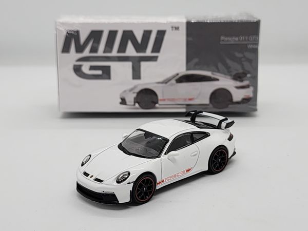 Xe Mô Hình Porsche 911 (992) GT3 White LHD 1:64 Minigt ( Trắng )