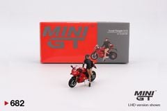Xe Mô HÌnh Ducati Panigale V4 S 1:64 MiniGT ( Đỏ )