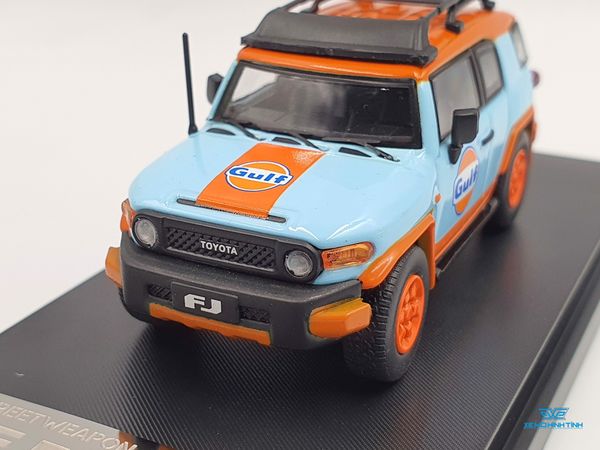 Xe Mô Hình Toyota FJ Cruiser 1/64 Street Weapon ( Gulf ) - Limited 500pcs