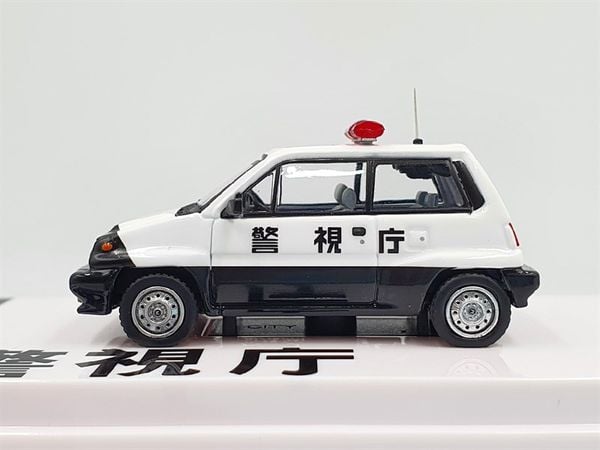 Xe Mô Hình Honda City Turbo II Japanese Police Car Concept Livery 1:64 INNO-MODELS (Trắng)