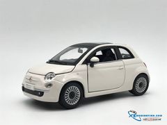 18-22106 MH BBURAGO FIAT 500 NUOVA WEISS COUPE 1:24 (TRẮNG)