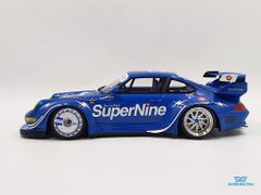 Xe Mô Hình Porsche RWB #9 Hong Kong 2019 1:18 GTSpirit ( Xanh )