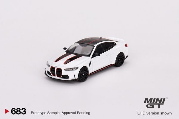 Xe Mô Hình BMW M4 CSL Alpine White 1:64 MINIGT