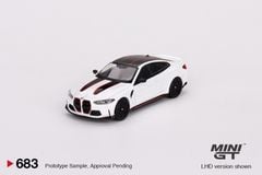 Xe Mô Hình BMW M4 CSL Alpine White 1:64 MINIGT