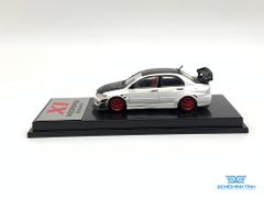 Xe Mô Hình Mitsubishi Lancer Evolution 1:64 CM Model ( Trắng Mui Đen )