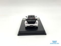 Xe Mô Hình Mitsubishi Lancer Evolution 1:64 CM Model ( Trắng Mui Đen )