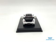 Xe Mô Hình Mitsubishi Lancer Evolution 1:64 CM Model ( Trắng Mui Đen )