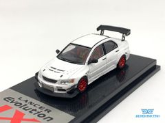 Xe mô hình Mitsubishi Lancer Evolution IX Custom Ver 1:64 CM Model ( Trắng )