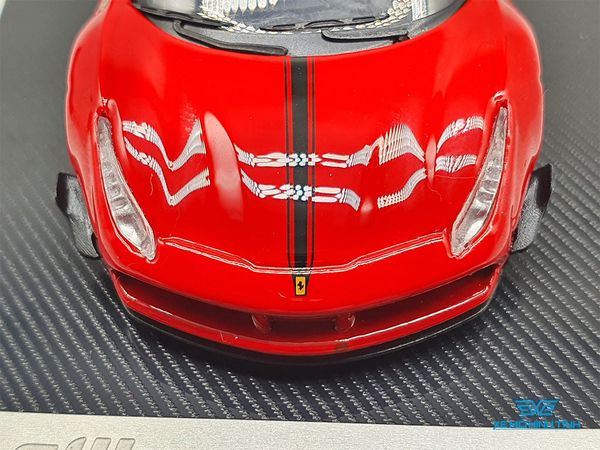 Xe Mô Hình Ferrari 488 GTB Liberty Walks 1:64 CM-Model ( Đỏ )