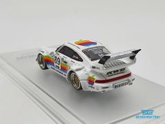 Xe Mô Hình Porsche RWB Apple Computer INC 1:64 CM Model ( Trắng )