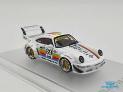 Xe Mô Hình Porsche RWB Apple Computer INC 1:64 CM Model ( Trắng )