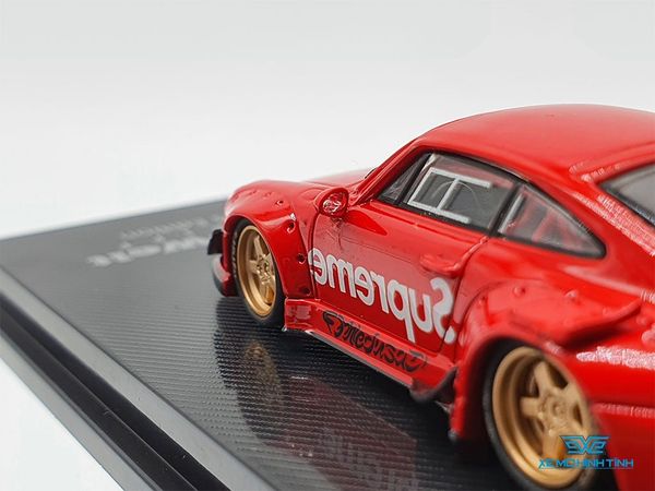 Xe Mô Hình Porsche RWB Sekund Entwicklung Supreme Limited 1:64 CM Model ( Đỏ Supreme )