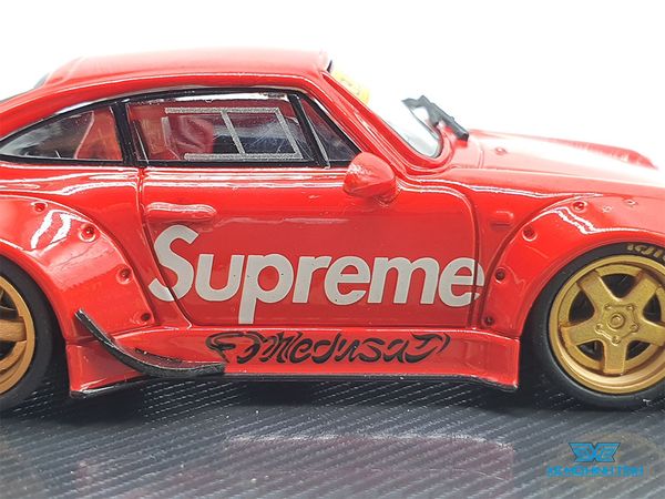 Xe Mô Hình Porsche RWB Sekund Entwicklung Supreme Limited 1:64 CM Model ( Đỏ Supreme )