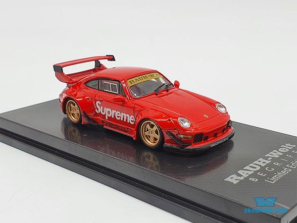 Xe Mô Hình Porsche RWB Sekund Entwicklung Supreme Limited 1:64 CM Model ( Đỏ Supreme )