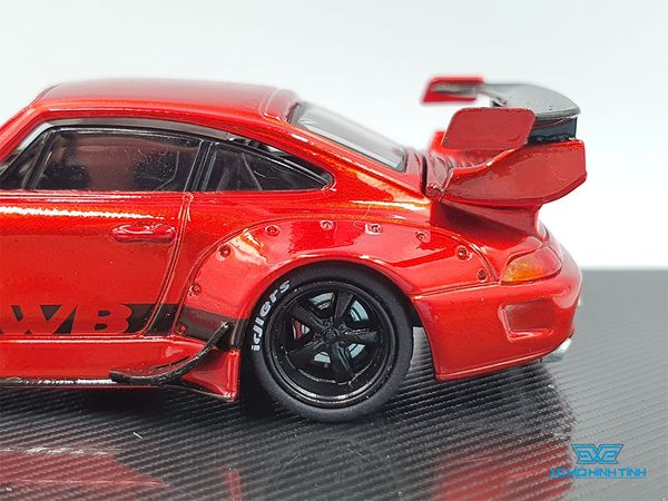 Xe Mô Hình RWB Porsche 966 Metallic red 1:64 CM-Models (Đỏ)