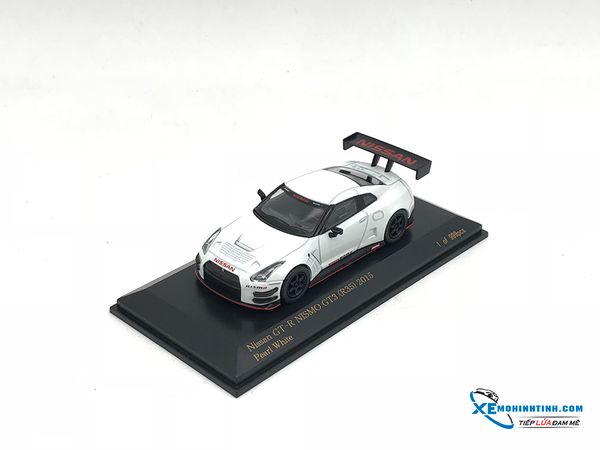 Xe Mô Hình Nissan GT-R Nismo GT3 (R35) 2015 1:64 Car-Nel ( Trắng )