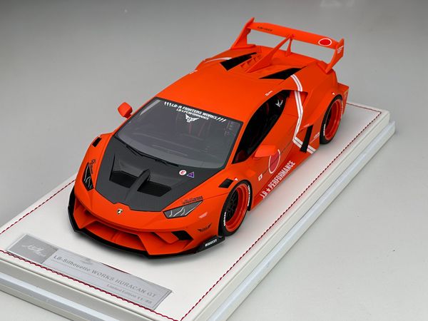 Xe Mô Hình LB-Silhouette WORKS Huracan GT Battle 1:18 IVY ( Cam )