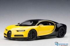 1/18 BUGATTI CHIRON 2017 (JAUNE MOLSHEIM YELLOW/NOCTURNE BLACK)