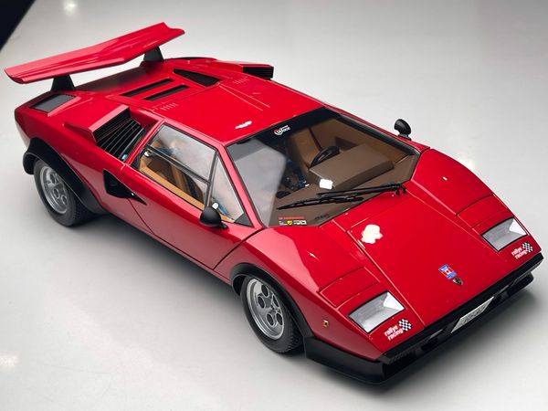 Xe Mô Hình Lamborghini Countach Walter Wolf 1:12 Kyosho ( Đỏ )