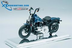 XE MÔ HÌNH HARLEY DAVIDSON FLSTSB Cross Bones 1:18 MAISTO (XANH ĐEN)