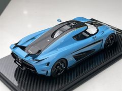 Xe Mô Hình Koenigsegg Regera 1:18 FrontiArt ( Xanh Dương )