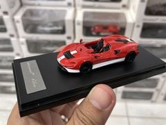 Xe Mô Hình McLaren Elva 1:64 LCD ( Trắng Đỏ )