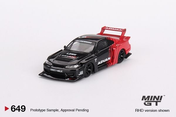 Xe Mô Hình Nissan LB-Super Silhouette S15 SILVIA ADVAN RHD 1:64 MINIGT